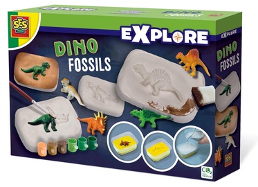 Radošais komplekts SES Creative Dino Fossils 25077, daudzkrāsaina