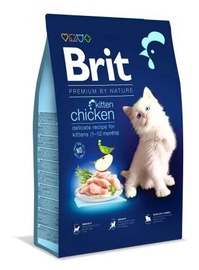 Сухой корм для кошек Brit Dry Premium By Nature Kitten Chicken, 8 кг