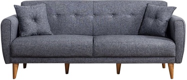 Dīvāns Hanah Home Aria, tumši pelēka, 80 x 205 cm x 85 cm