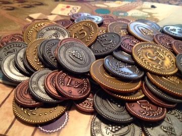 Lauamängu tarvik Stonemaier Games Viticulture Lira Coins