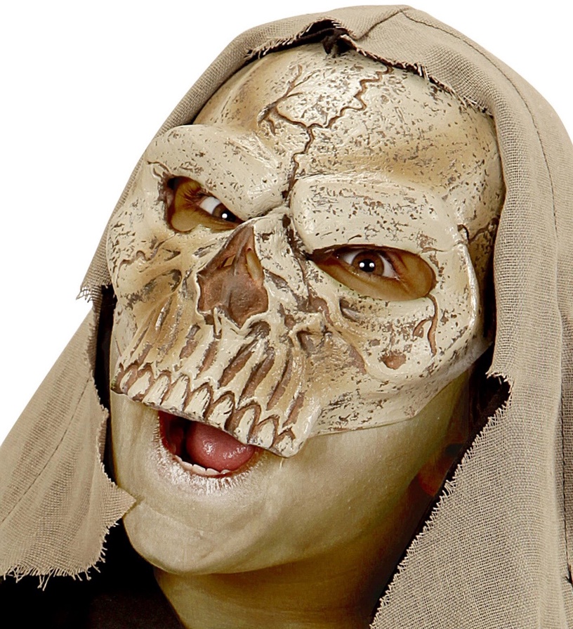 Mask täiskasvanutele, zombie 00350, beež, plastik