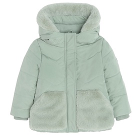 Зимняя куртка c подкладкой, для девочек Cool Club COG2712607, зеленый, 104 см