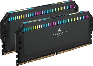 Operatyvioji atmintis (RAM) Corsair Dominator Platinum RGB Black, DDR5, 64 GB, 6000 MHz