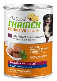 Влажный корм для собак Natural Trainer Sensitive Duck, мясо утки, 0.4 кг