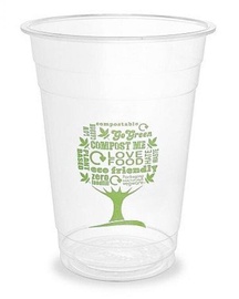Ühekordne joogitops Mixpack Vegware Green Tree PLA Cold Cups, 480 ml, 50 tk