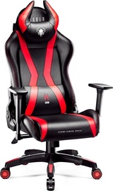 Spēļu krēsls Diablo X-Horn 2.0, 52 x 70.5 x 125 - 134 cm, melna/sarkana