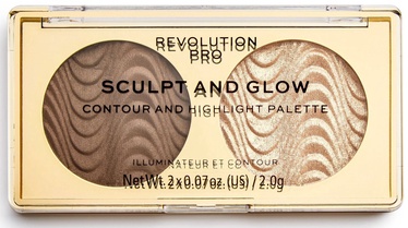 Паллета для контуринга Makeup Revolution London Pro Sculpt and Glow Savanna Nights, 4 г