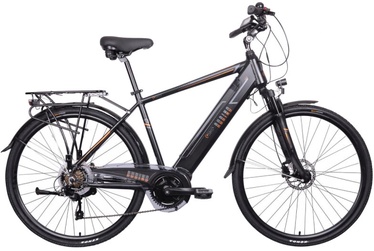 Электрический велосипед Esperia Rubino, 20" (50 cm), 28″, 250 Вт, 13 Ач, черный