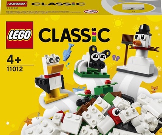 Konstruktor LEGO Classic Valged loovmänguklotsid 11012, 60 tk