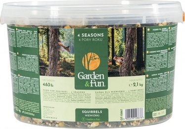 Корм для грызунов Garden&Fun 4 Seasons, для белок, 2.1 кг