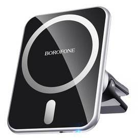 Auto telefona lādētājs Borofone BH43 Xperience Magsafe 15W, 0.082 m, melna, 15 W