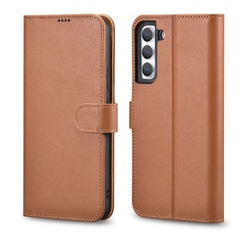 Чехол для телефона iCarer Haitang Leather, Samsung Galaxy S22 Plus, коричневый