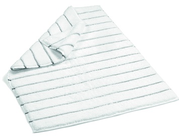 Vannitoa põrandamatt Foutastic Striped Terry 581CAN1523, valge/tumehall, 900 mm x 600 mm