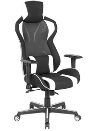 Игровое кресло Home4you Master 2, белый/черный