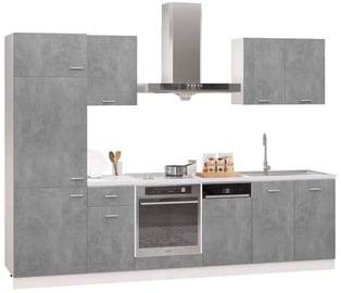 Кухонный гарнитур VLX 7 Piece, серый, 2.85 м