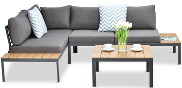 Комплект уличной мебели Freemont, темно-серый, 4 места