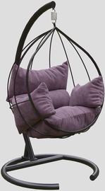 Dārza krēsls, stāvošs Kalune Design Mavera 854KLN1605, melna/violeta