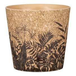 Puķu pods Scheurich Cork Jungle 66987, keramika, Ø 16 cm, brūna
