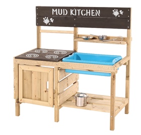 Mänguköök 4IQ Mud Kitchen, pruun