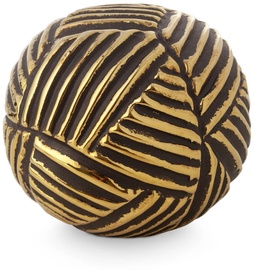 Декоративный шар Emmi 401414, золотой/черный, 9 см x 9 см x 9 см