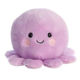 Mīkstā rotaļlieta Palm Pals Octopus Oliver, violeta, 10 cm