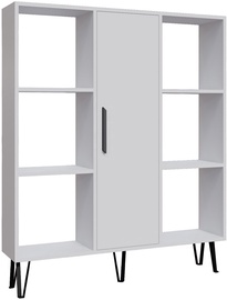 Plaukts Kalune Design Peoria 875ZNA4703, balta, 25 cm x 120 cm x 123.6 cm