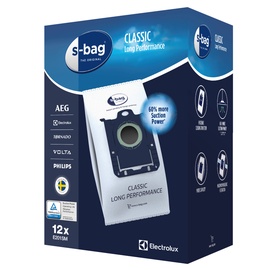 Putekļu sūcēja maiss Electrolux E201SM s-bag® Classic Long Performance, 12 gab.