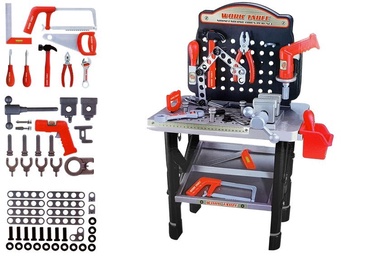 Bērnu darbarīku komplekts Lean Toys Work Table LT7628, daudzkrāsaina