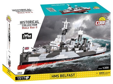 Konstruktorius Cobi Historical Collection HMS Belfast 4844, plastikas
