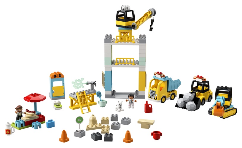 Konstruktors LEGO DUPLO® Celtnis un būvlaukums 10933, 123 gab.