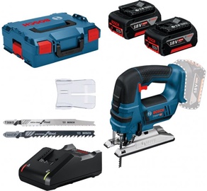 Bezvadu finierzāģis Bosch GST Professional Cordless Jigsaw Set, 18 V