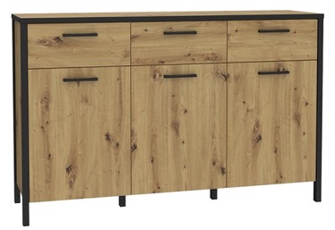 Kumode Forte Kirikus KUSK223-C934, melna/ozola, 40.2 x 95.1 cm x 89.5 cm, 1 gab.