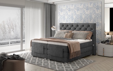 Кровать Clover Dora 95, 140 x 200 cm, серый, с матрасом