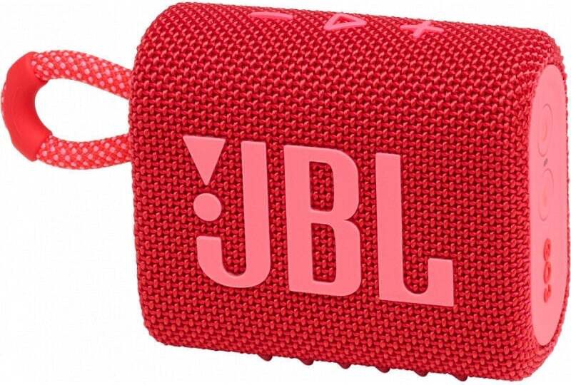Bezvadu skaļrunis JBL GO 3, sarkana, 4 W