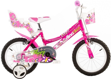 Детский велосипед Dino Bikes Happy, розовый, 10" (24.13 cm), 14″