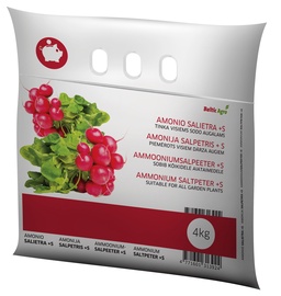 Amonija nitrāts dārza augiem Baltic Agro, granulēts, 4 kg