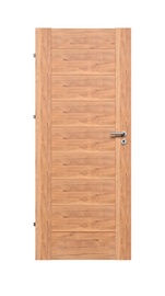 Полотно межкомнатной двери Domoletti Vienna, левосторонняя, бельгийский дуб, 203.5 x 74.4 x 4 см