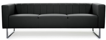 Diivan Chairman, must, 75 x 203 cm x 68 cm