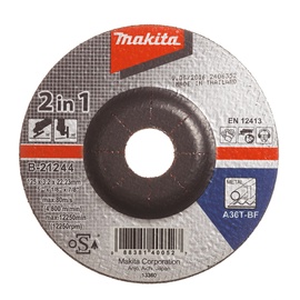 Griešanas disks leņķa slīpmašīnām Makita B-21244, 125 mm x 3.2 mm x 22.23 mm