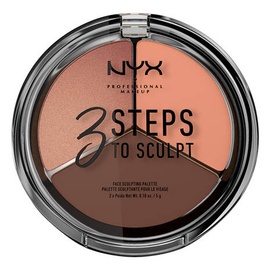 Konturēšanas palete NYX 3 Steps To Sculpt Deep, 5 g