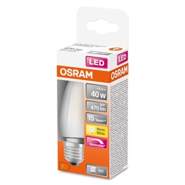 Spuldze Osram LED, E27, silti balta, E27, 5 W, 470 lm