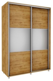 Skapis Bodzio Sliding SZP150-DSC/L, brūna, 150 cm x 60 cm x 210 cm, with mirror