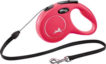 Automātiskā pavada Flexi 22504, sarkana, 5 m