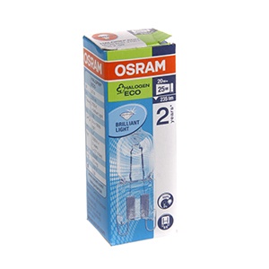 Лампочка Osram Галогеновая, теплый белый, G9, 20 Вт, 235 лм