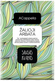 Aromātiskais maisiņš Acappella Green Tea 70 g, bergamots, citrusaugļi, zaļās notis.