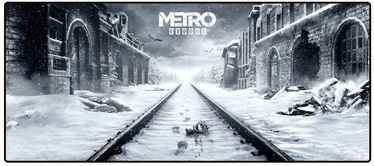 Peles paliktnis Gaya Entertainment Metro Exodus Winter, 800 mm x 350 mm x 3 mm, balta/melna