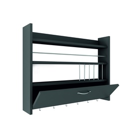 Шкафчики 5K Home Decor Knott, антрацитовый, 0.85 м