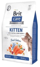 Mitrā kaķu barība Brit Care Kitten Gentle Digestion & Strong Immunity, lasis, 7 kg