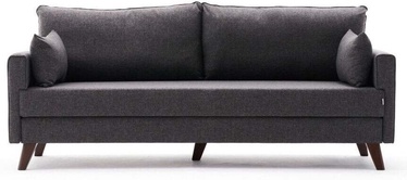 Dīvāngulta Hanah Home Bella 3-Seat, antracīta, 81 x 208 cm x 85 cm