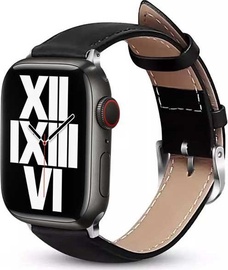 Ремешок Crong Noble Band Apple Watch 42/44/45/49 mm, черный